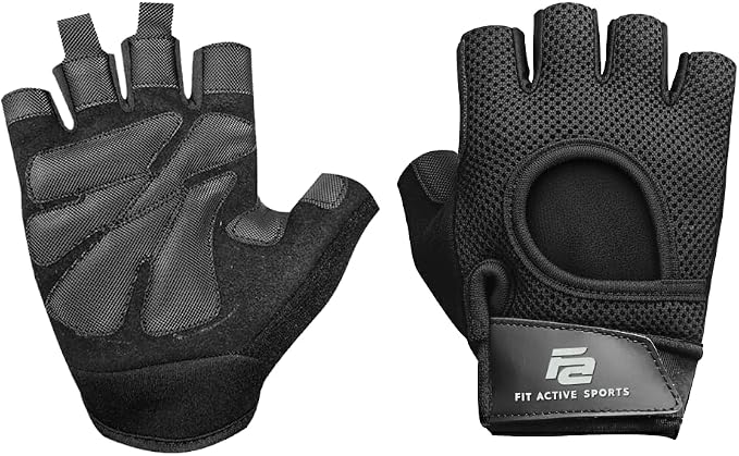 New Grip 2.0 Ventilated Weight Lifting Workout Gloves with Wrist Wraps for Gym Exercise, Weightlifting, Pull Ups - for Men & Women