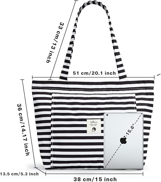 WLLWOO Yoga Mat Carrier Bag for Women Canvas Carryall Tote Gym Pilates | Large Holder Zipper Shoulder for Beach Travel Workout Fitness Office