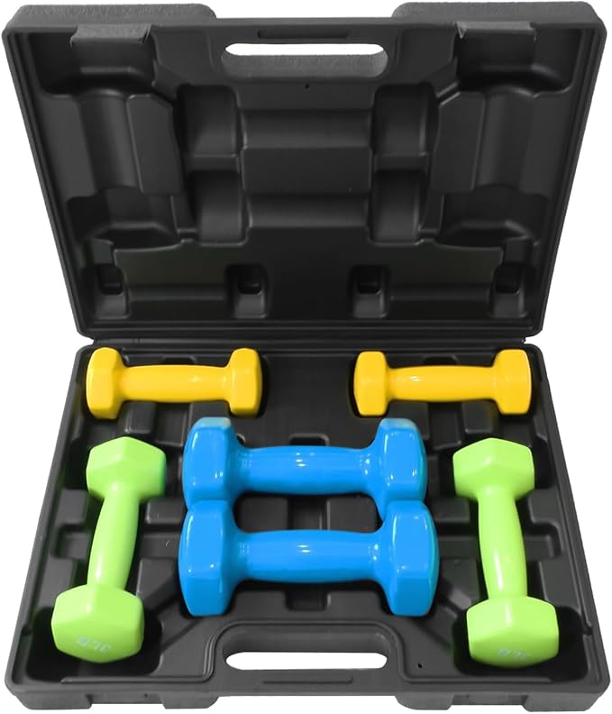 Dumbbell Set for Women and Men,Neoprene Coated Free Hand Weights Set