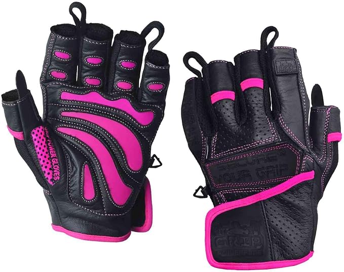 Elite Leather Gym Gloves – Grip & Comfort Design for Weightlifting, Powerlifting, Bodybuilding & Strength Training Workouts for Men & Women