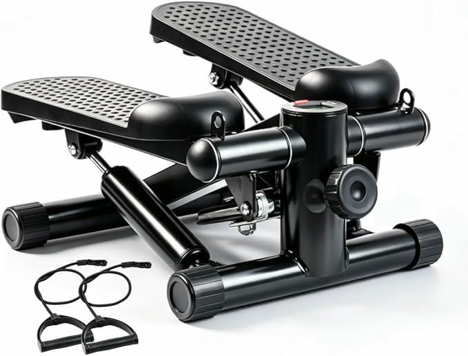 Compact Stepper Machine for Indoor Cardio & Leg Workout | Small Portable Step Exercise Equipment for At-Home Fitness | Quiet & Stable Fitness Stepper | Mini Stair Stepper for Home by ENERGI CORE