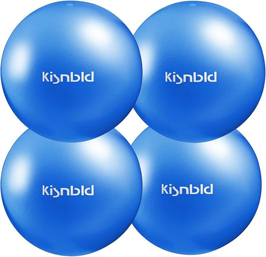 kisnbld Small Exercise Ball, 9 Inch Mini Pilates Ball, Anti Burst and Slip Resistant Mini Yoga Ball for Stability, Fitness, Physical Therapy, Stretching & Core Strength Workout at Home Gym & Office
