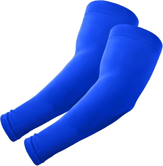 ROXUN Plus Size Arm Sleeves, UV Protection Cooling Sports Arm Cover Unisex | Extra‑large compression arm sleeves for men and women,highly‑stretchy fabric,suitable for outdoor activities