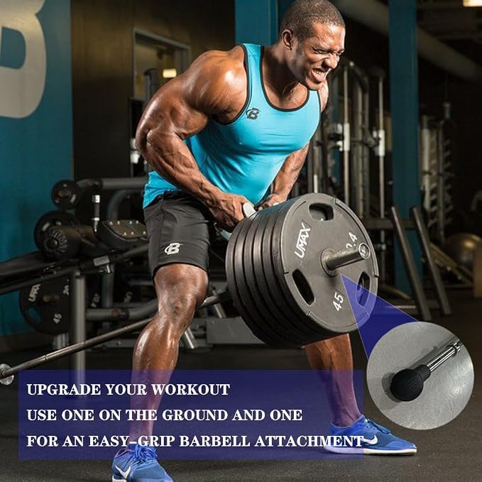 Landmine Attachment for Barbell, Turn Any Surface into a Barbell Landmine Exercise-Press, Row, Spin, Rotation, t bar Row and More, Fits 2'' Olympic Bars | Build Strength with Press, Row, Rotation and T-Bar Exercises, Heavy Duty Equipment for Home Gym a...