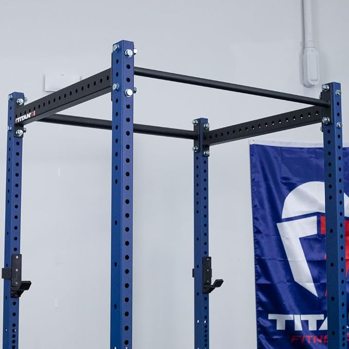 Titan Fitness T-3 Series Power Rack, 1,100 LB Capacity Cage for Weightlifting and Strength Training