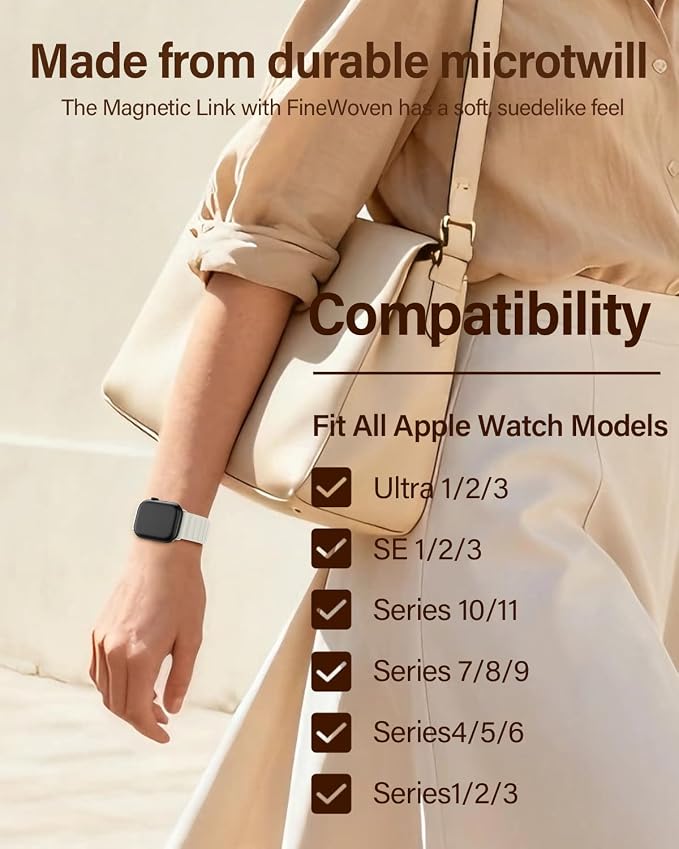 Magnetic Link Sport Band Compatible with Apple Watch Bands for Men Women | Patented Solo Loop Band 40mm 38mm 41mm 44mm 45mm 42mm 49mm, Sport Strap for iWatch Series 11 10 9 8 7 6 5 4 3 2 1 Ultra SE
