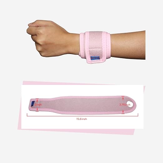 2Pack Version Profession Wrist Support, Adjustable Strap Reversible Wrist Brace for Sports Protecting/Tendonitis Pain Relief/Carpal Tunnel/Arthritis/Injury Recovery, Right&Left