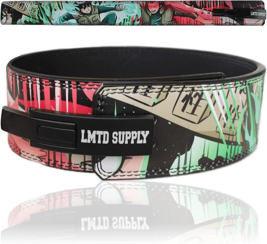 Anime Lever Belt, Weight Lifting Belt, Heavy Duty Powerlifting Weightlifting Gym Belt for Deadlifts Squats Back Support