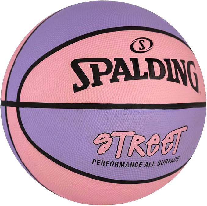Spalding Outdoor Rubber Basketballs | Performance Rubber Cover Designed for Outdoor Play | Multiple Sizes & Colors