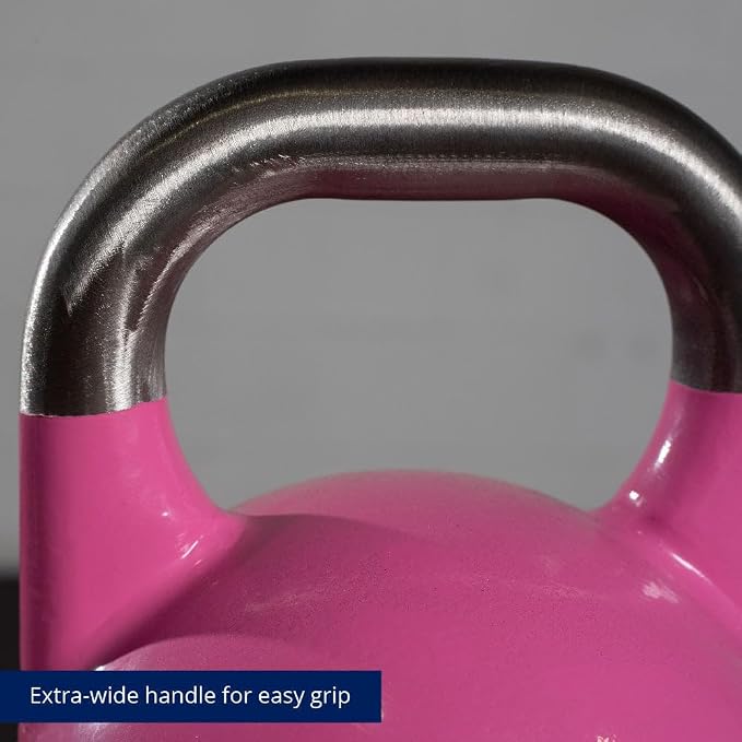 Titan Fitness Competition Kettlebell, Single Piece Casting, KG Markings, Full Body Workout