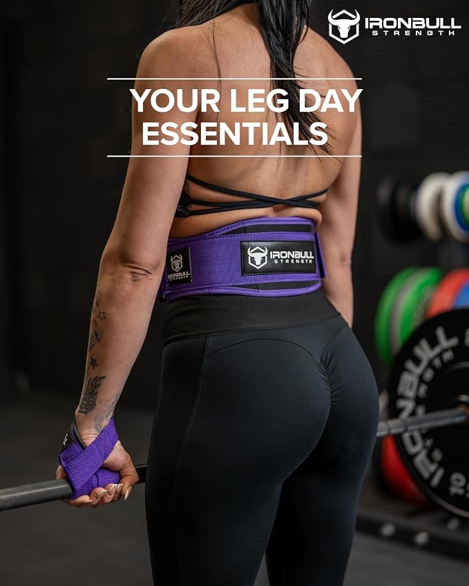 Weight Lifting Belt for Men and Women - Great for Squats, Deadlift, Lunge, Exercises and Training - Best for Olympic, Cross-Training and Bodybuilding Workout