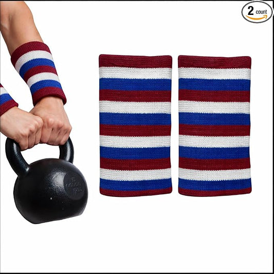 Kettlebell Wrist & Forearm Guards | Impact-Absorbing Wristbands for Kettlebell Training | Protects from Bruises | Breathable & Sweat-Wicking | Unisex Stretch Fit | One Size Fits All (Pair)