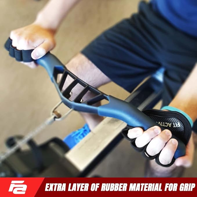 Workout Gloves for Gym - Durable Gym Grips, & Grip Pads - Rubber Padding to Avoid Calluses - Suits Men & Women