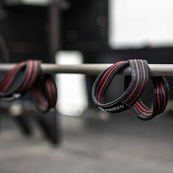 Iron Bull Strength Heavy Duty Lifting Straps for Deadlift - Figure 8 Wrist Straps for Heavy Weight Lifting, Strongman, Powerlifting, Workout and Weightlifting - for Men