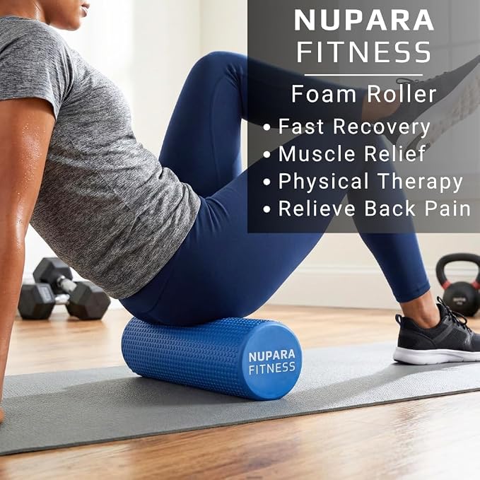 Foam Roller for Exercise, Running, Cycling, Sports, Yoga | Foam Roller for Physical Therapy, Foam Roller for Back, Recovery for Sports, Foam Roller for Legs, Muscle Relief