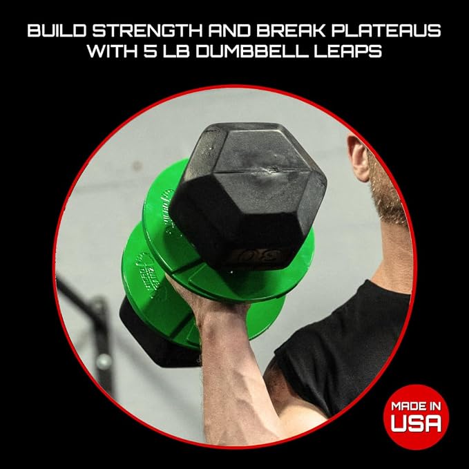 Micro Gainz 2.5LB Dumbbell Fractional Weight Plates, 4-Piece