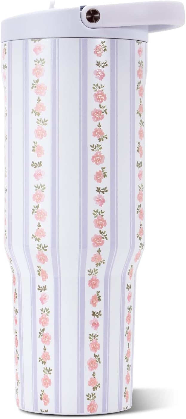 HydroJug Sport 40 oz Insulated Stainless Steel Water Bottle, Primrose