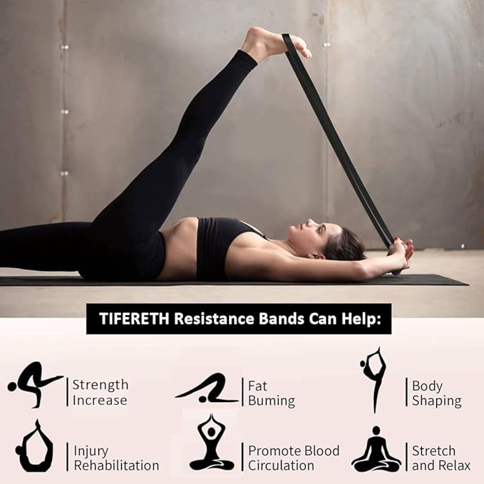 Pull-Up Bands Resistance-Bands Exercise-Bands - Pull up Assistance Bands Workout Bands Resistance for Women Long Resistance Bands Resistance Loop Bands Perfect for Gym Home or Travel