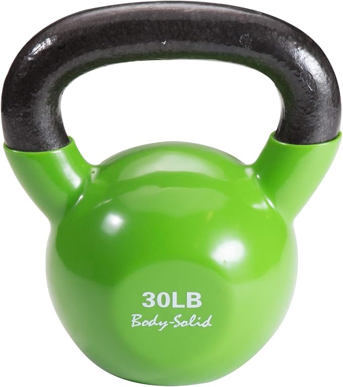 Body Solid Vinyl Coated Kettle Bell Set