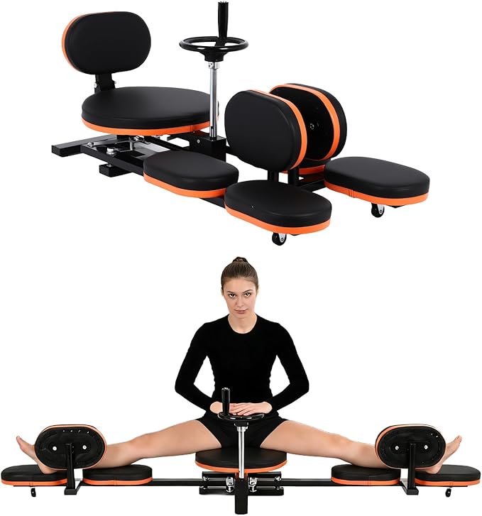 Leg Stretcher Machine, 200° Adjustable Split Trainer, 220 lb Steel Frame | 200° Adjustable Split Machine for Ballet,Home Gym Leg Stretching Training Machine, Suitable for Yoga, Home Gym Dedicated