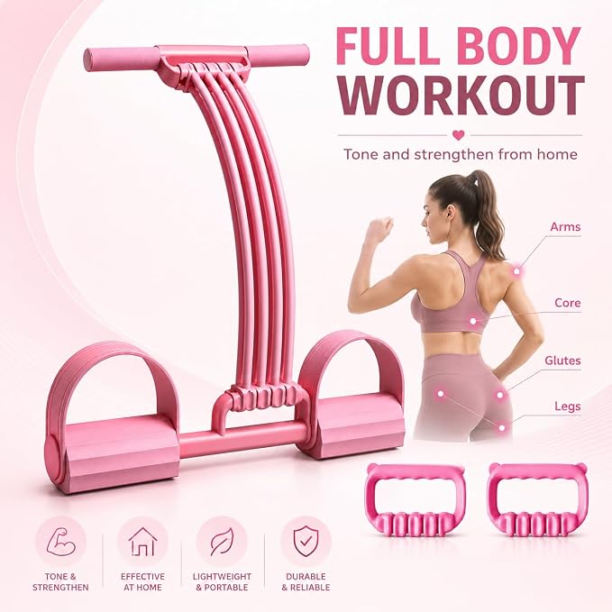 Pedal Resistance Band with Handles