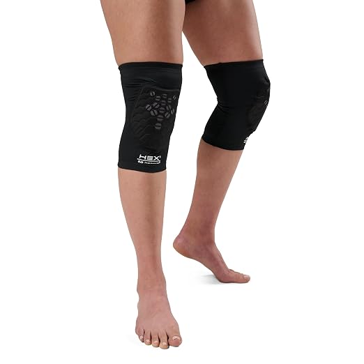 McDavid HEX Viz knee/Elbow Pad Pair Black/Grey XS