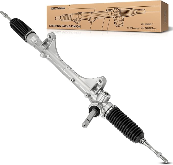 Torchbeam Power Steering Rack & Pinion Assembly Fit for 2009 2010 2011 Versa 1.6L, 2011-2012 Versa 1.8L, Hydraulic System Steering, Replaces OEM 1G-3021