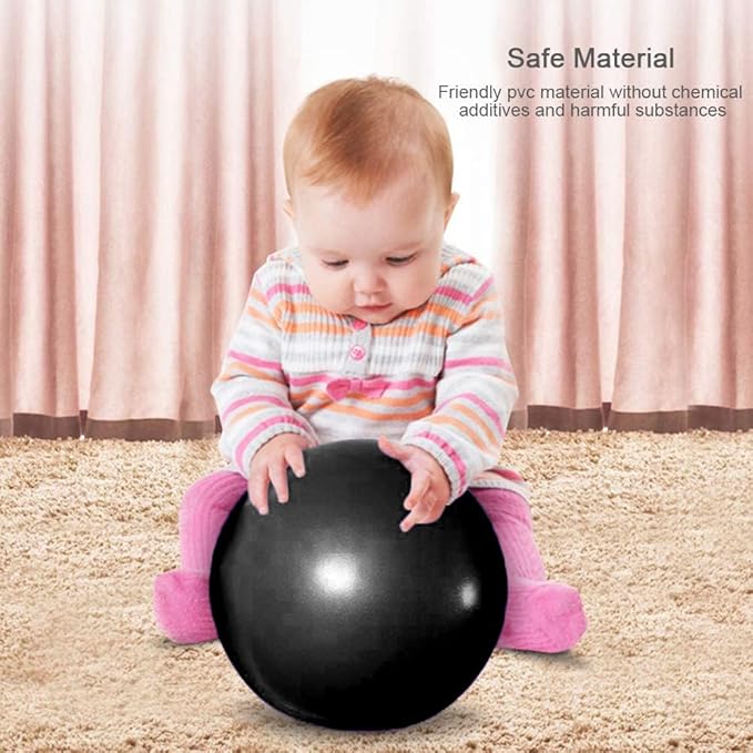 AOAVE 2 Pack Pilates Balls, Mini Yoga Exercise Balls, 9 Inch Small Activity Ball for Pilates, Yoga, Core Training and Physical Therapy, Improves Balance