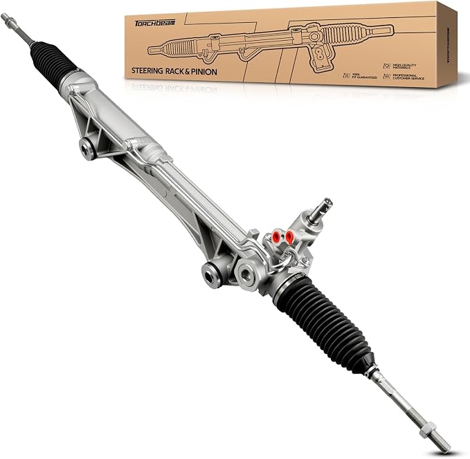 Torchbeam Power Steering Rack & Pinion Assembly Fit for 2009-2010 F-150/Expedition, 2008-2010 Navigator, Hydraulic System Steering, Replaces OEM 22-2039