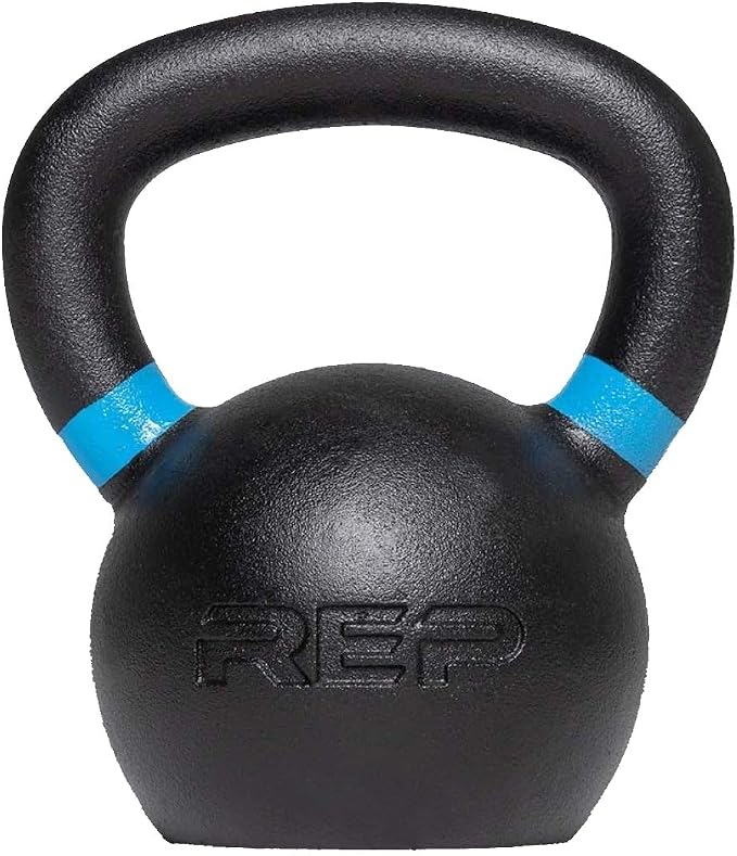 REP Fitness Kettlebell Set and Singles, 4kg to 24kg, 9lb to 53lb Weight Range, Cast Iron, Strength Exercise Training, Home Gym, Power Workout Equipment, Free Weights, Dumbbell Alternative