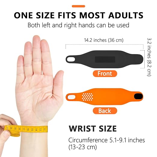 2PCS Ulnar Wrist Brace for Right & Left Hand, Ultra-Thin Elastic Wrist Wrap Compression for TFCC Tear and Repetitive Wrist Use Injury, Wrist Support for Carpal Tunnel, Tendonitis, Pain Relief (Black)