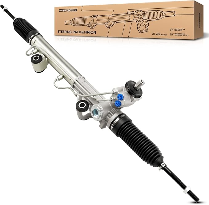 Torchbeam Power Steering Rack & Pinion Assembly Fit for 1998-2000 Ranger/Explorer, 2001 Explorer Sport, 1998-2000 B3000, 1998-2001 B2500, 2001-2003 B2300, Hydraulic System Steering, OEM 22-237