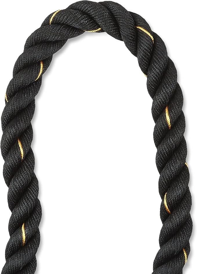 Amazon Basics Battle Rope for Home Gym Workout, Exercise Training Equipment