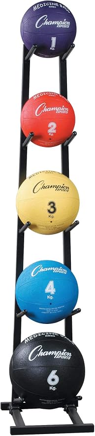 Champion Sports Medicine Ball Storage – Durable Racks & Trees for Organized Gym, Fitness & Sports Storage