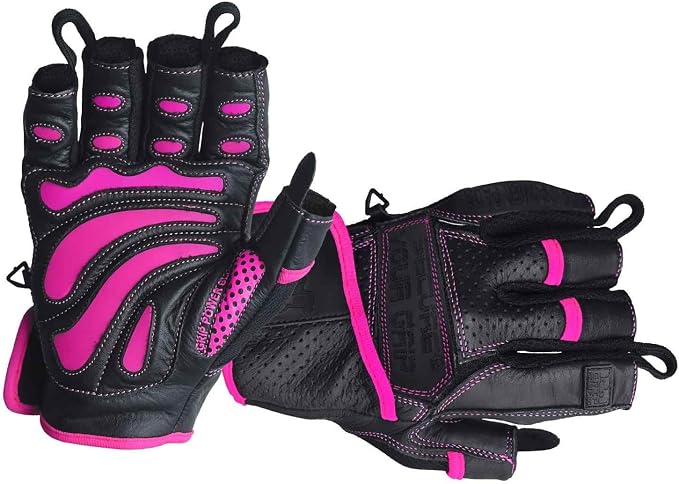 Elite Leather Gym Gloves – Grip & Comfort Design for Weightlifting, Powerlifting, Bodybuilding & Strength Training Workouts for Men & Women