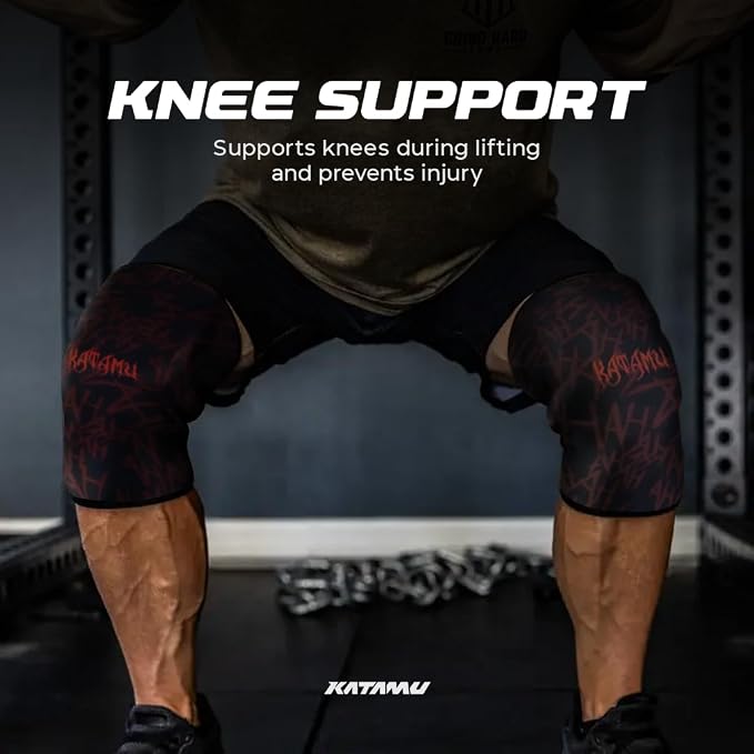 The Joker 7mm Neoprene Knee Sleeves for Weightlifting — Premium | Compression Support for Men and Women, Powerlifting, Squats and Strength Training, IPL Pair