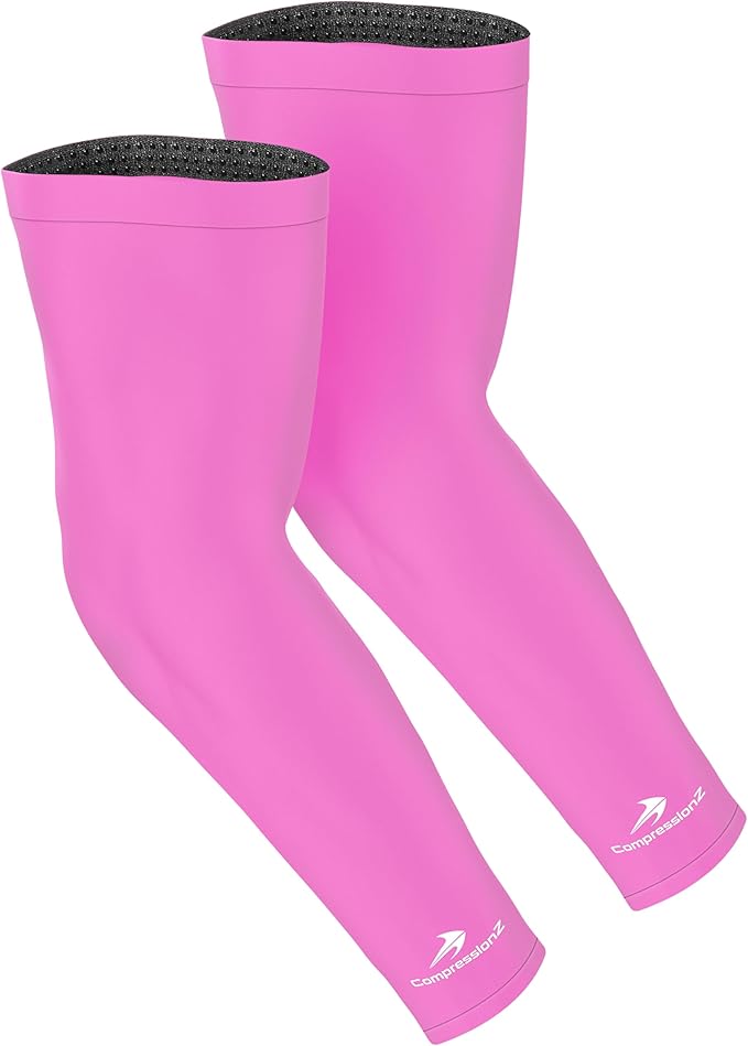 CompressionZ Youth Sports Arm Sleeves | Kids Cooling UV50+ Protection Volleyball Football Basketball Baseball - Boys & Girls
