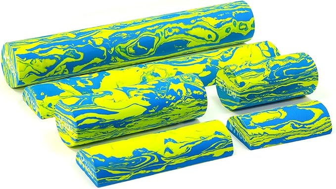 Low Density Soft/Medium Foam Physical Therapy Roller (18" Half Round)