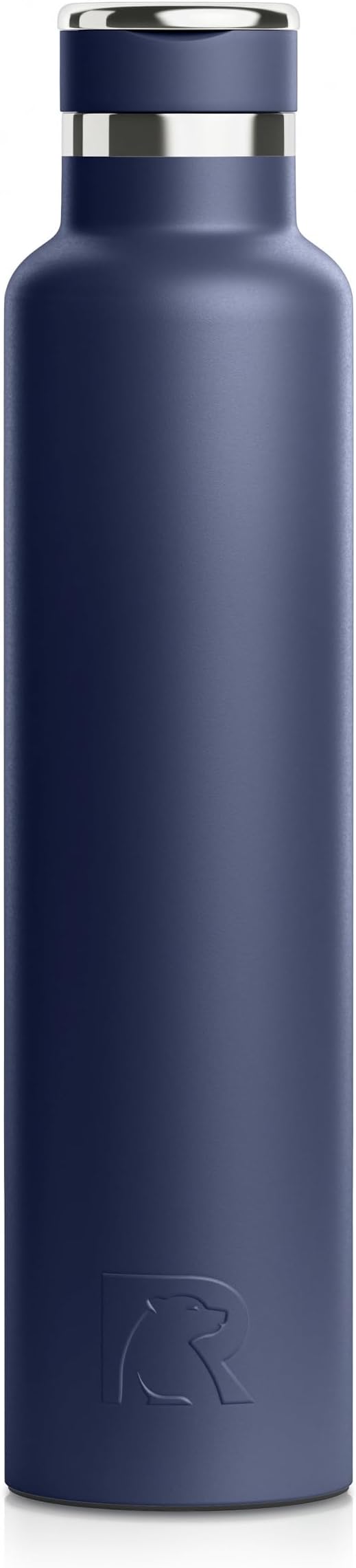 RTIC 26oz Journey Water Bottle, Ceramic Lined, Navy | Stainless Steel Metal, Insulated for Hot and Cold Drinks, Sports, Travel and Camping
