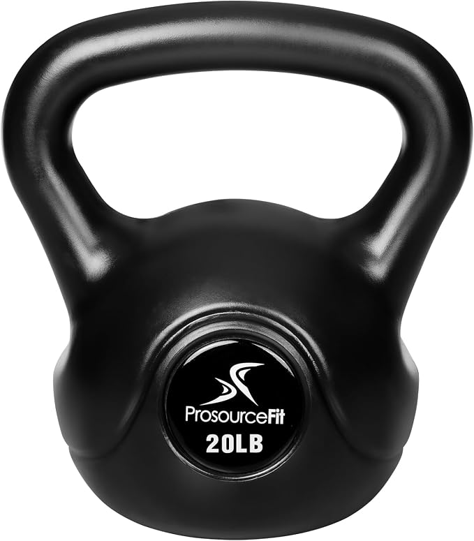 ProsourceFit Vinyl Plastic Kettlebell from 10, 15, 20, 25, 30 and 35 lbs