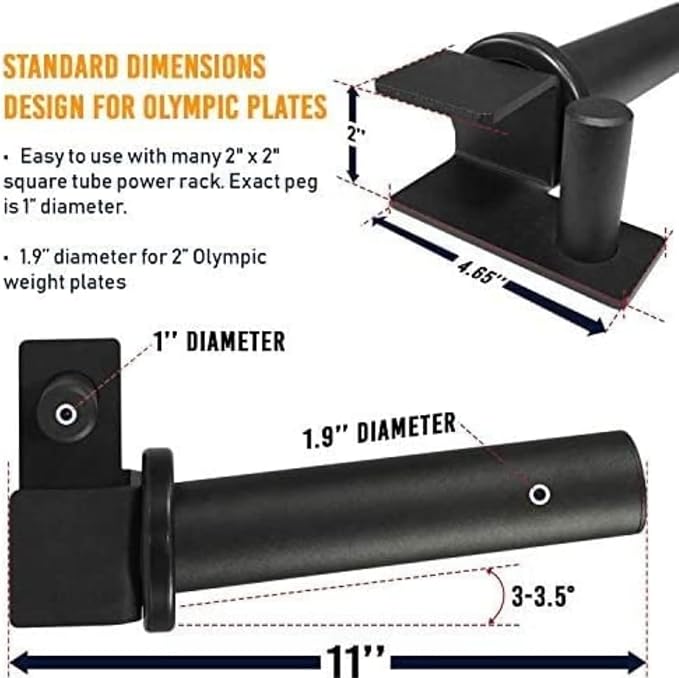 Yes4All Olympic Weight Plate Holder Attachment