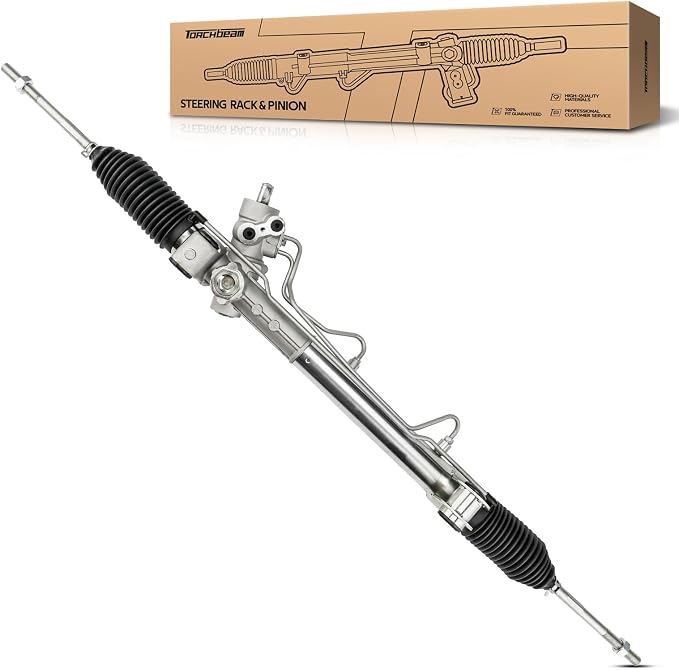 Torchbeam Power Steering Rack & Pinion Assembly Fit for 2006-2012 G6/Malibu 3.5/3.6/3.9L, 2007-2009 Aura 3.5/3.6L, Hydraulic System Steering, Replaces OEM 22-1035