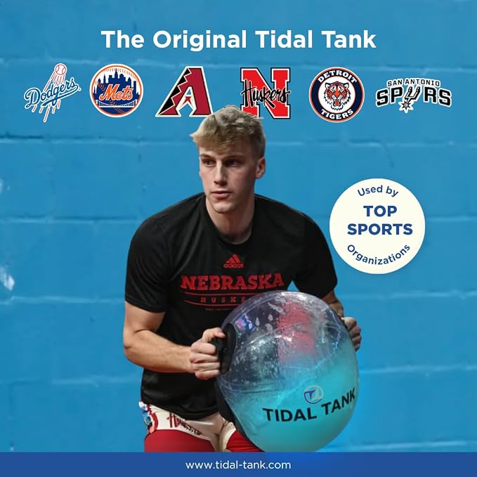 Tidal Tank Sphere Mini - Heavy Bag Aqua Ball, Water Weight - Sandbag Weight Set for Home Gym, Adjustable Sand Bags Weights Workout - Portable Exercise Fitness Equipment - Workout Videos