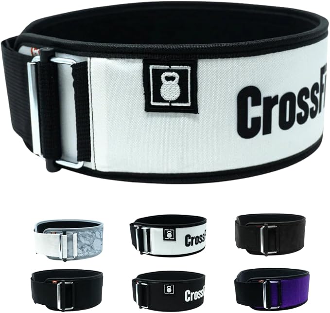 2POOD 4" Weightlifting Belt | CrossFit® Weightlifting Belt | 4-inch Wide and Built for Support, Flexibility, and The Ability to Cross Train Easily