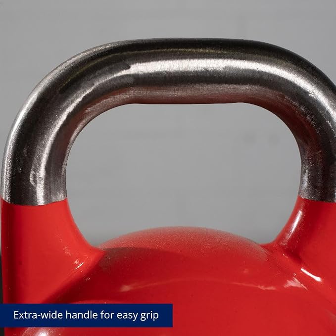 Titan Fitness Competition Kettlebell, Single Piece Casting, KG Markings, Full Body Workout