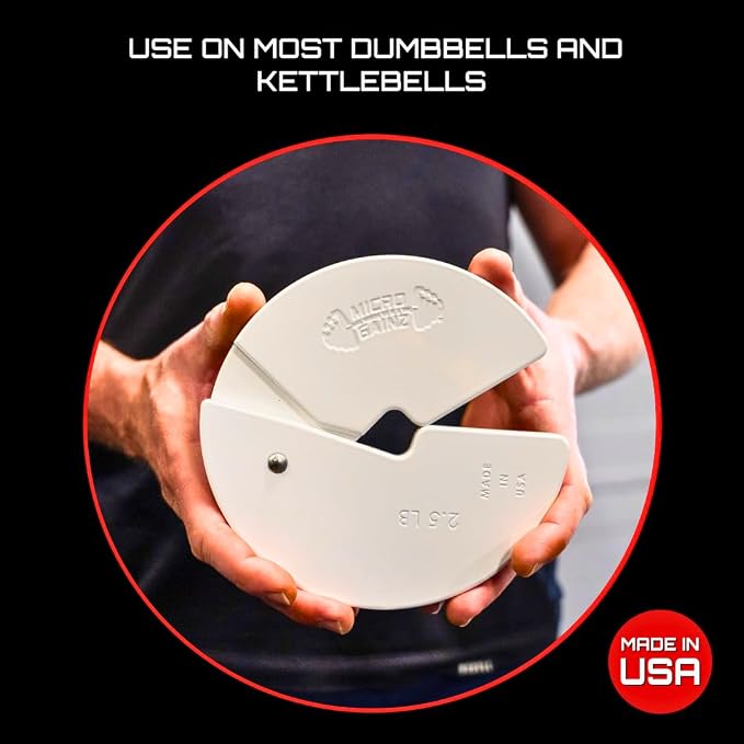 Micro Gainz 2.5LB Dumbbell Fractional Weight Plates, 2-Piece