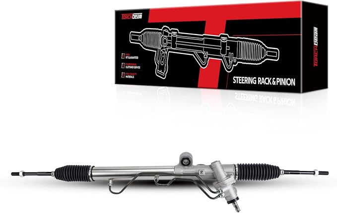 Torchbeam Power Steering Rack & Pinion Assembly Fit for 2006-2012 Colorado/Canyon, 2006 i-280/i-350, 2007 i-290, 2007-2008 i-370 4WD, Hydraulic System Steering, Replaces OEM 97-1041