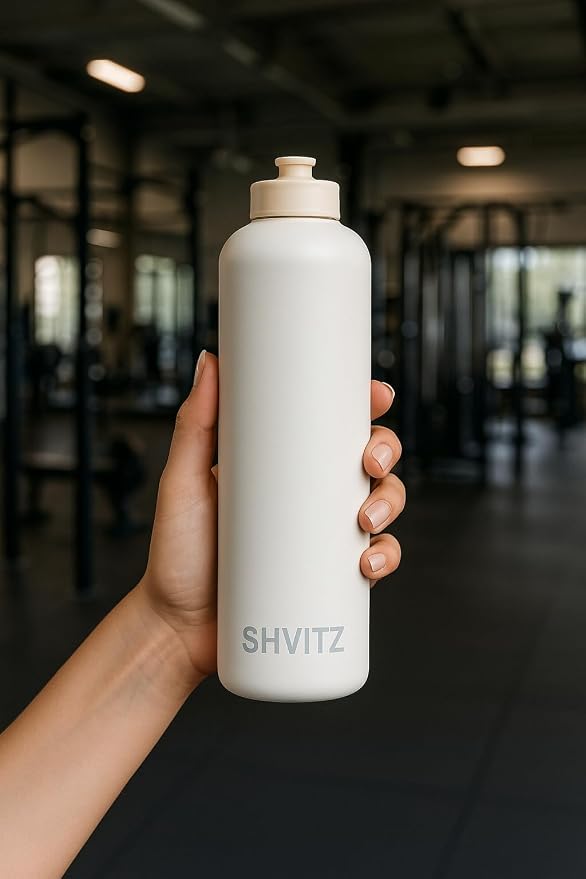 Sports Water Bottle - Soft-Touch Squeezable Body with One-Hand Spout- Lightweight, No Spill Water Bottle, for Gym, Cardio & Outdoor Sports - BPA Free - Water Bottle for Active Lifestyle - 24oz