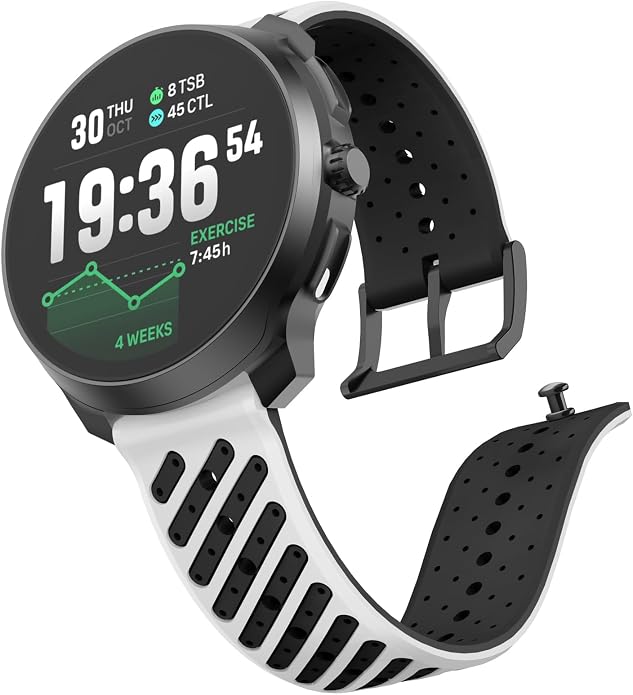 Watch Band for Suunto Race 2/Vertical 2/Run/S/9 Peak/Pro/5 Peak | Soft Silicone 22mm Replacement Bands for Vertical/Race/9 Peak Pro