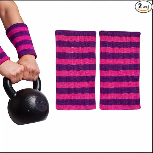 Kettlebell Wrist & Forearm Guards | Impact-Absorbing Wristbands for Kettlebell Training | Protects from Bruises | Breathable & Sweat-Wicking | Unisex Stretch Fit | One Size Fits All (Pair)